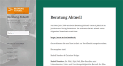 Desktop Screenshot of beratung-aktuell.de